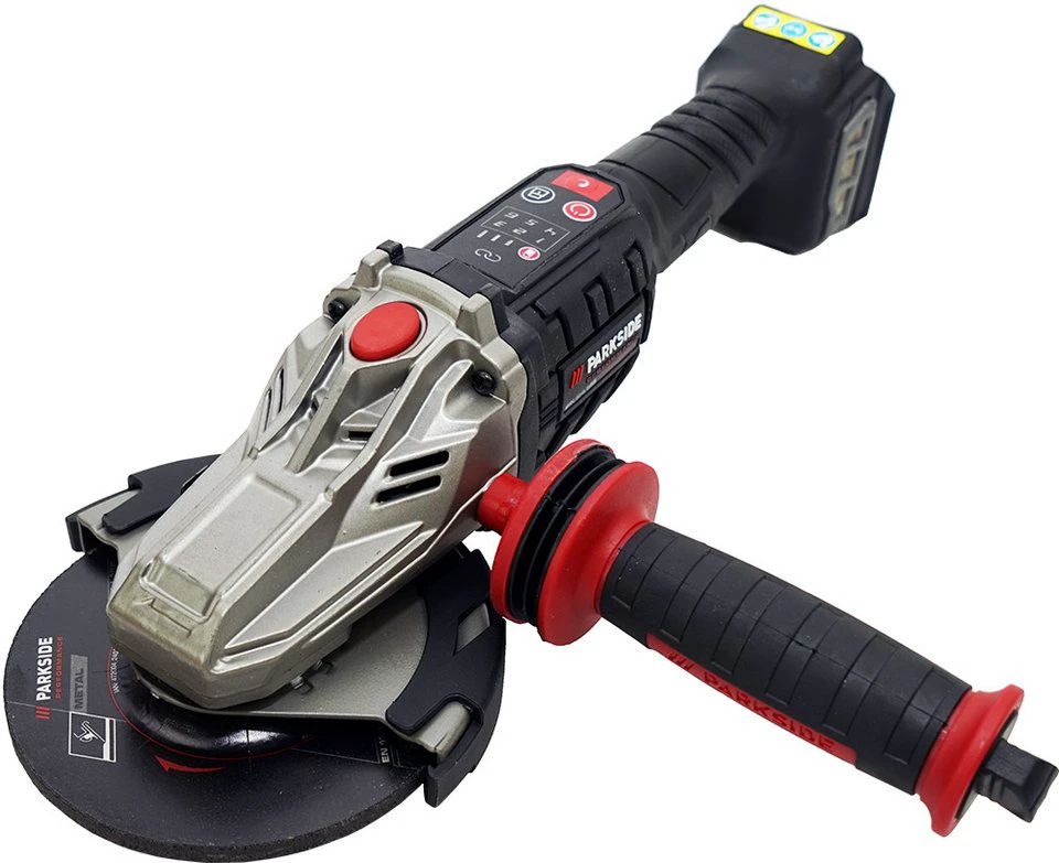 PARKSIDE PERFORMANCE® Akku-Winkelschleifer Flachkopf PPWSFA 20-Li ohne Akku und Ladegerät max. 8500,00 U/min