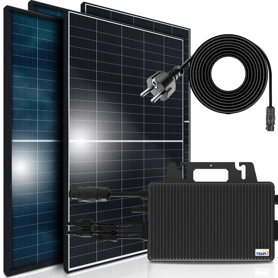 SUNNIVA Balkonkraftwerk 1720W 2000W bifazial 4x 430W TSUN TSOL-MS2000 WLAN