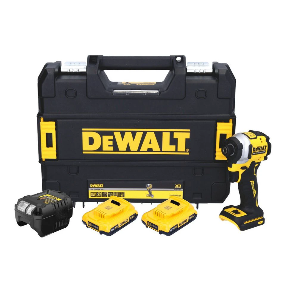DeWalt Akku-Schlagschrauber DCF 850 D2T 18 V 205 Nm 2x Akku 2 Ah Lader TSTAK
