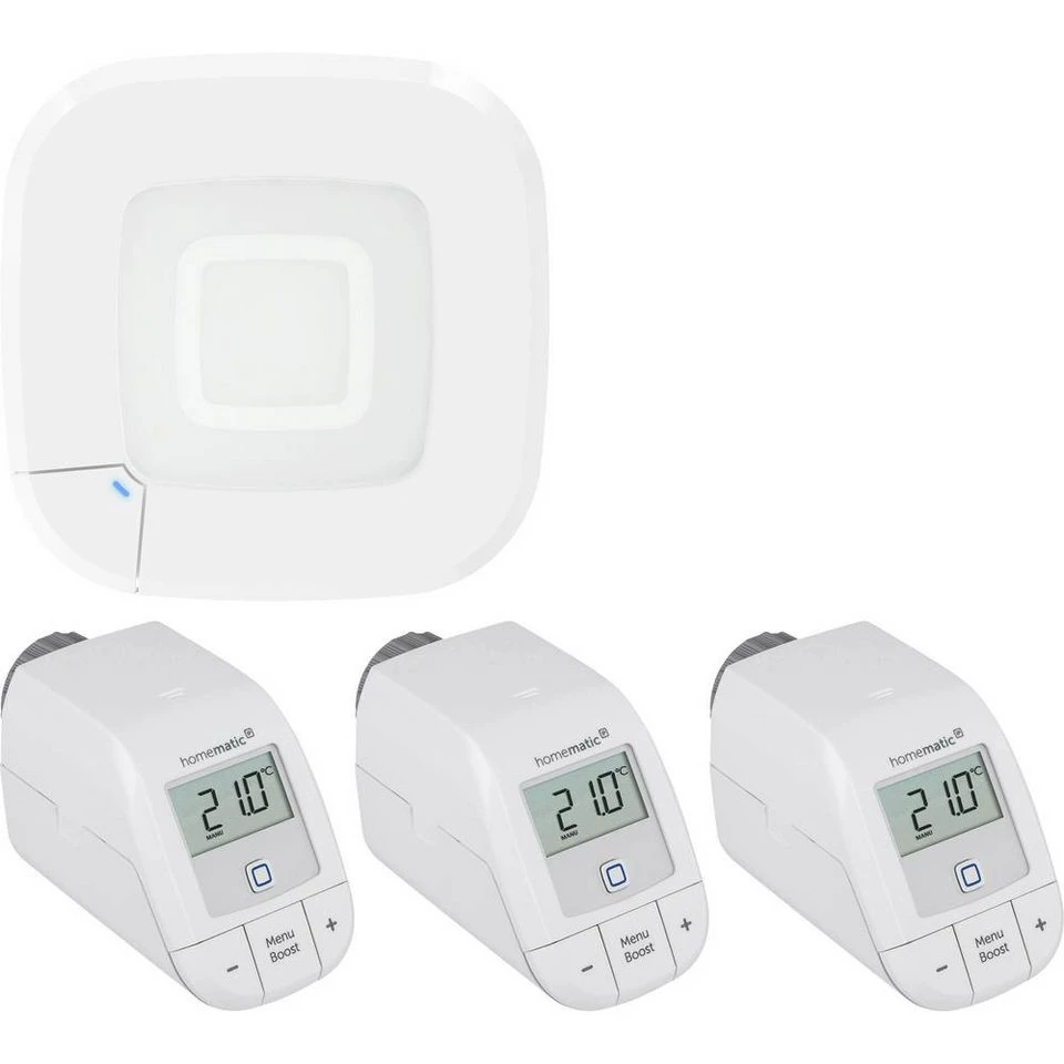 Homematic IP Smart-Home Starter-Set 161314A0+3x153412A2