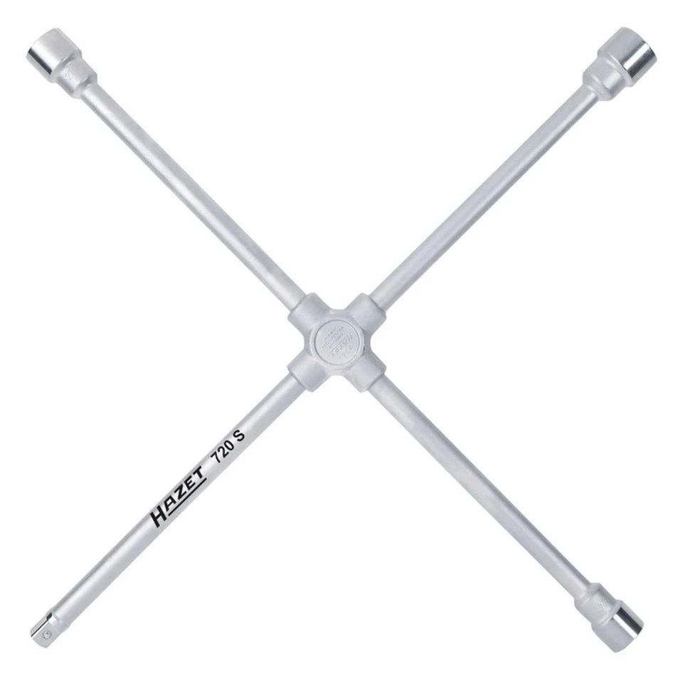HAZET Radmutternschlüssel 720-30 Kreuzschlüssel 750 mm 24 x 27 x 30 x 32 mm
