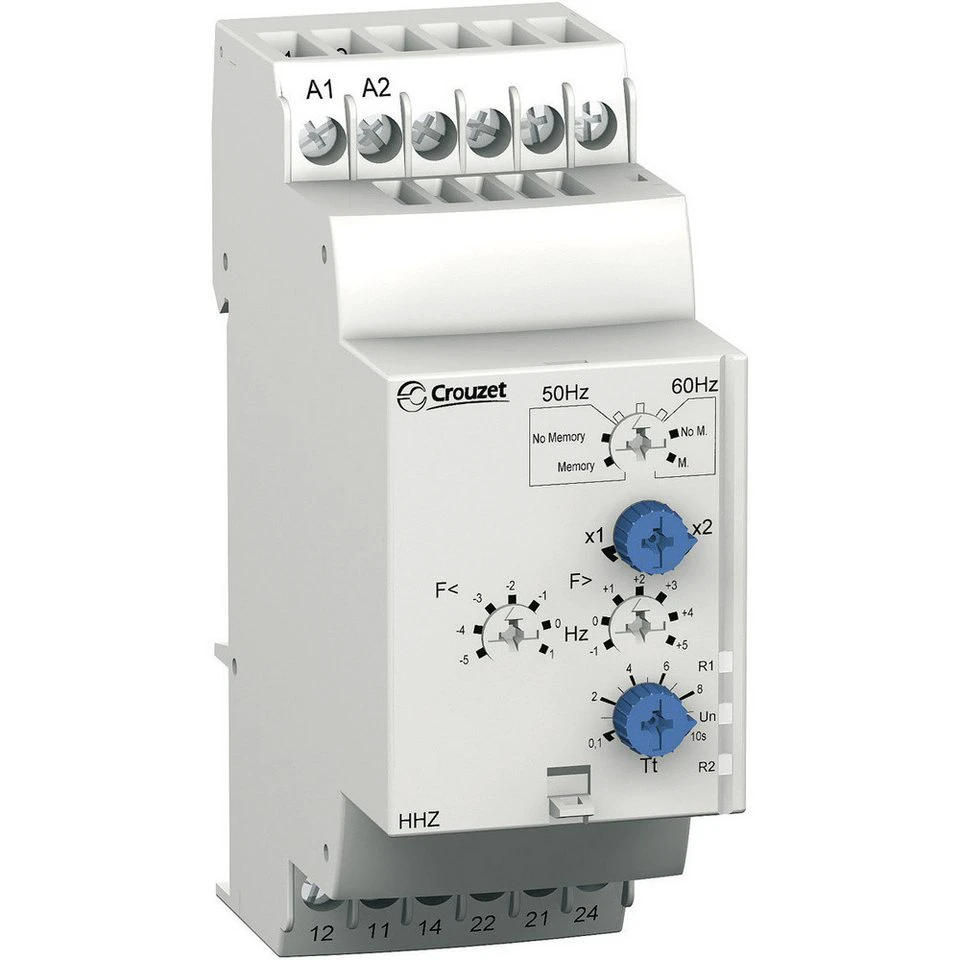 Crouzet Sicherheitsrelais HHZ Überwachungsrelais 120 - 277 V/AC 2 Wechsler 50/60 Hz