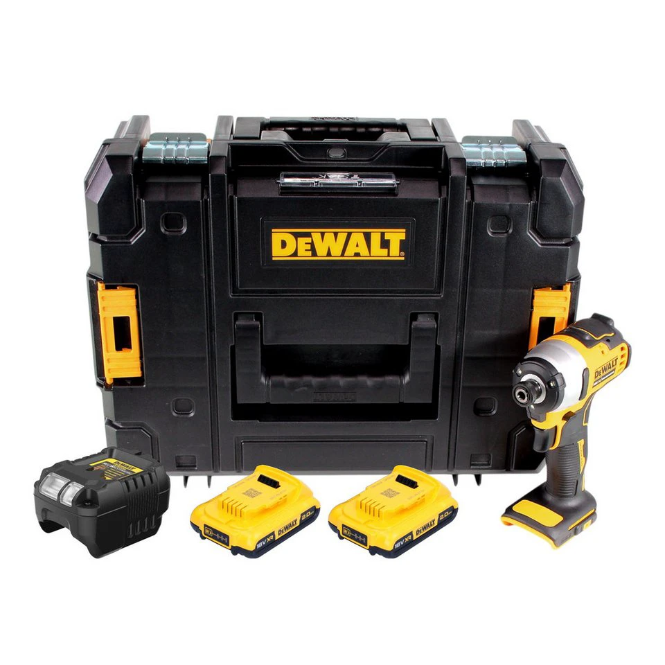 DeWalt Akku-Schlagschrauber DCF 809 D2T 18 V 2x 2,0 Ah Akku Ladegerät TSTAK