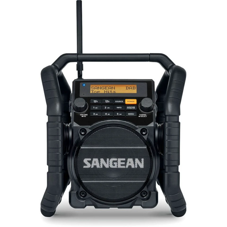 Sangean U-5 DBT (Utility 50) Baustellenradio DAB+ UKW Bluetooth IP65