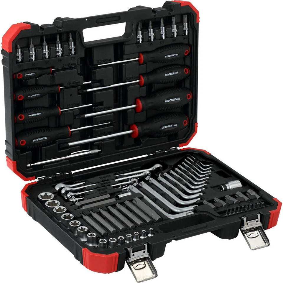 Gedore Sechsrund-Schraubwerkzeugsatz R68003075 GEDORE red 75-tlg 1/4"