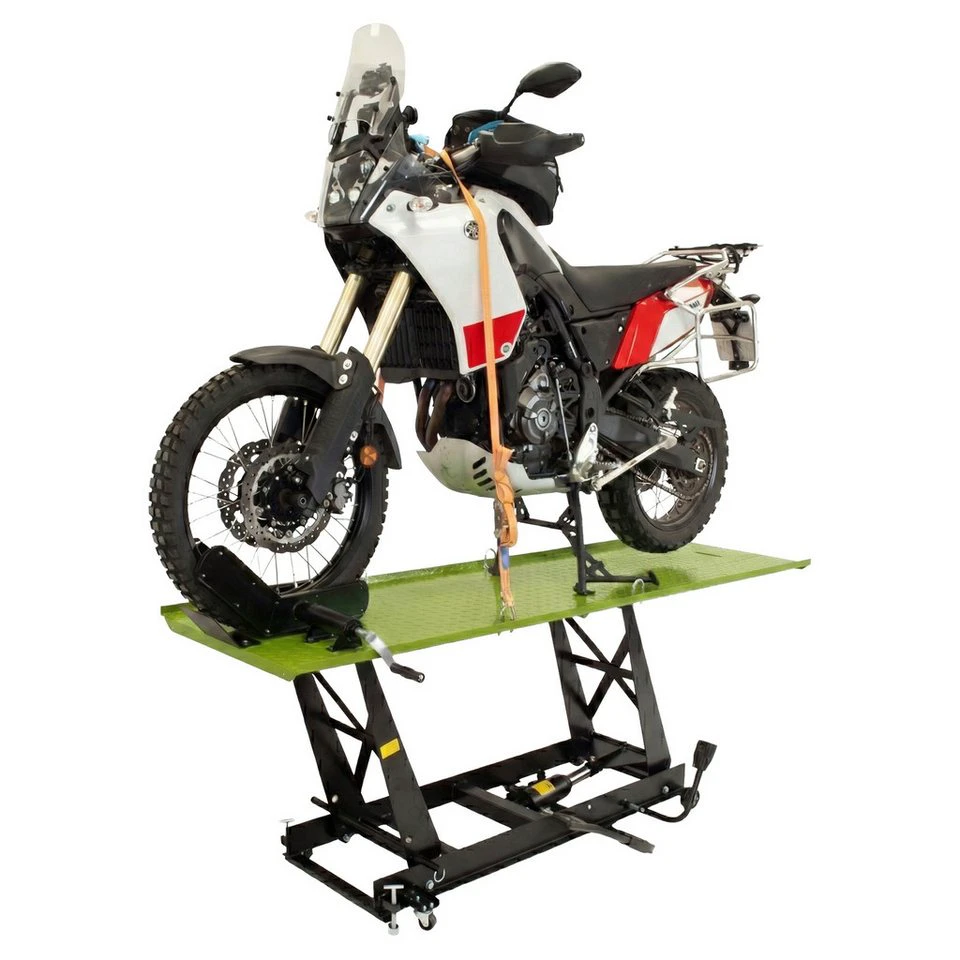 TRUTZHOLM Motorradhebebühne hydraulisch 450 kg extra-breit 68 cm abnehmbare Auffahrrampe