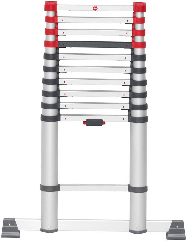 Hailo FlexLine Alu-Sicherheits-Teleskopleiter 11 Sprossen