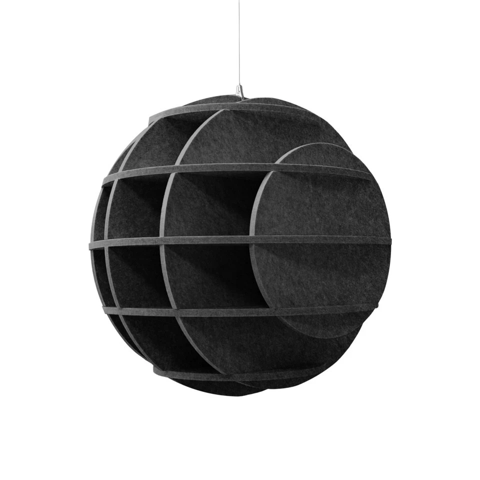 platino24 SATELLITE 3D-Akustik-Objekt Kugel lärmreduzierend langlebig Steckverbindung ohne Kleber