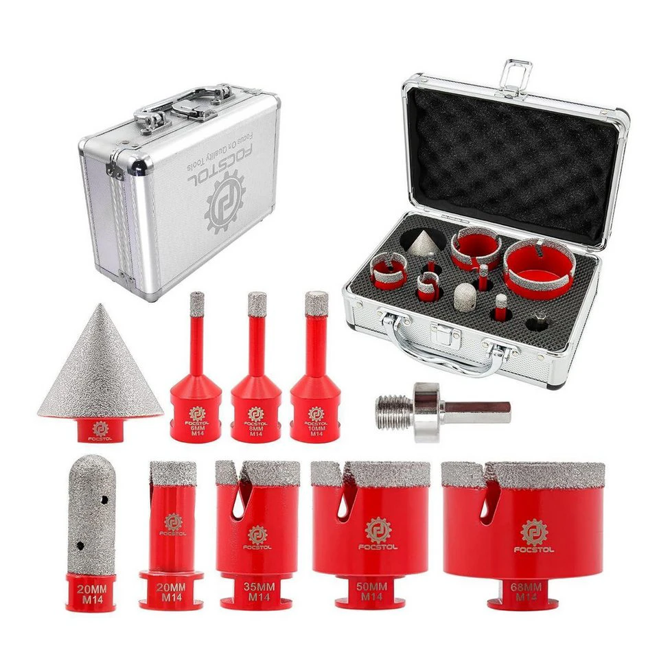 LuxusKollektion Fliesenbohrer Diamant Lochsäge Set Keramik Marmor Granit KIT3
