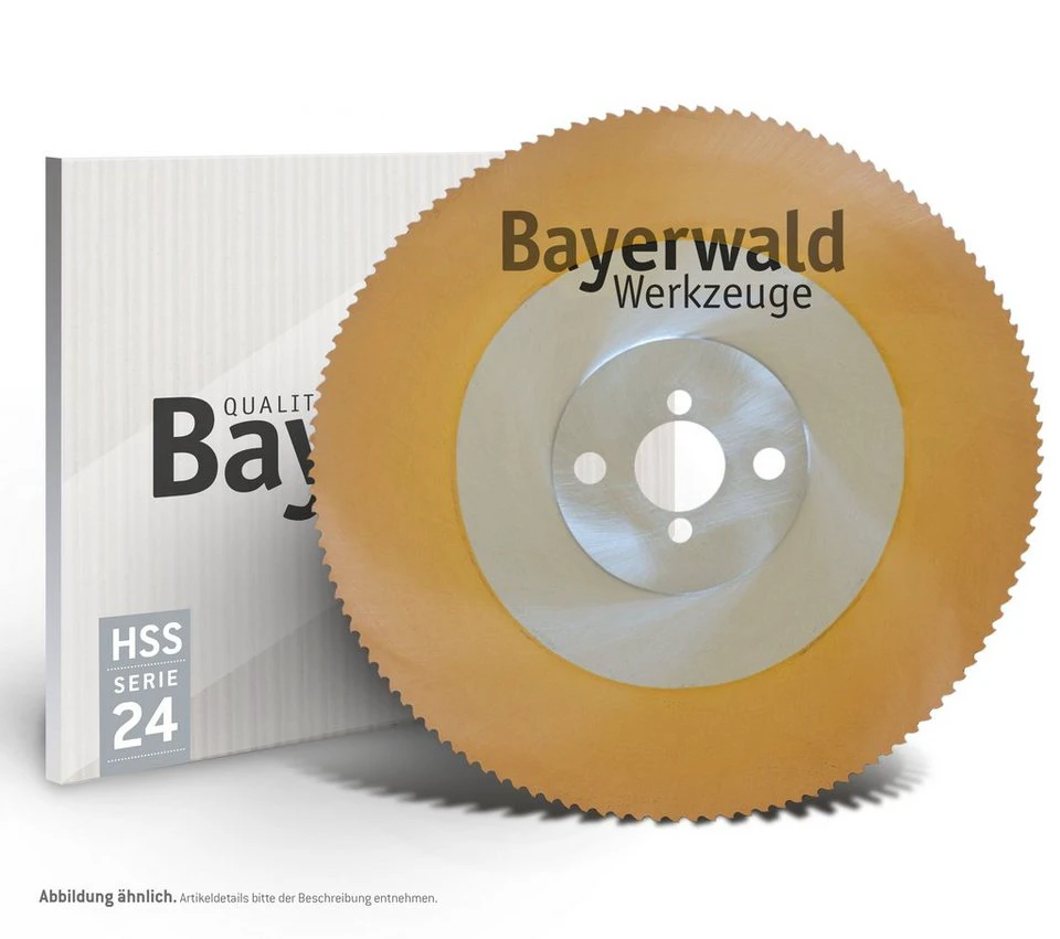 Bayerwald Werkzeuge Kreissägeblatt HSS PVD gold 300 x 2.5 x 40 Z200