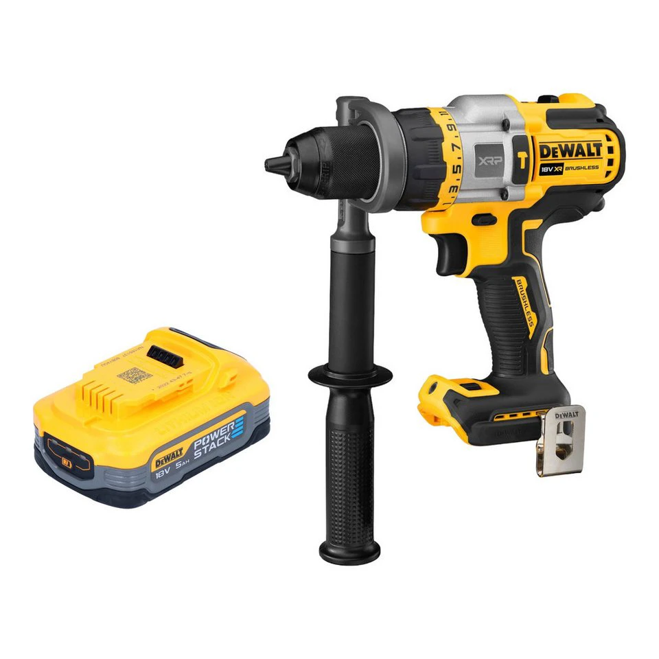 DeWalt DCD 999 Akku Schlagbohrschrauber 18 V 95 Nm Brushless Powerstack Akku 5,0 Ah
