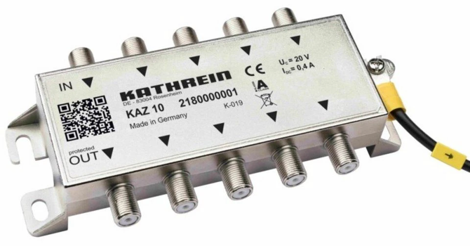 Kathrein Überspannungsschutz KAZ 10 5-fach 47-2400 MHz F-Anschlüsse