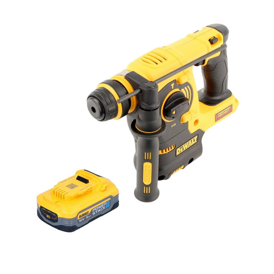 DeWalt DCH253 Kombihammer 18 V 2,1 J SDS-plus mit Powerstack Akku 5,0 Ah ohne Ladegerät