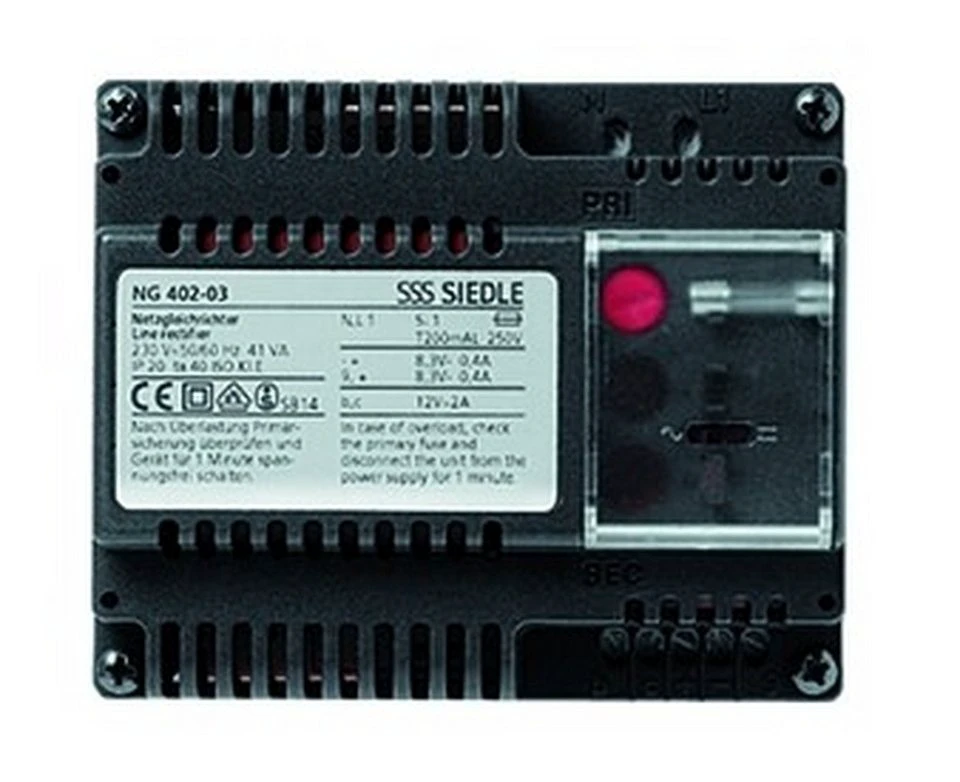 Siedle Netzgerät Türstation 8,3 V DC Mehrdraht-System REG IP20