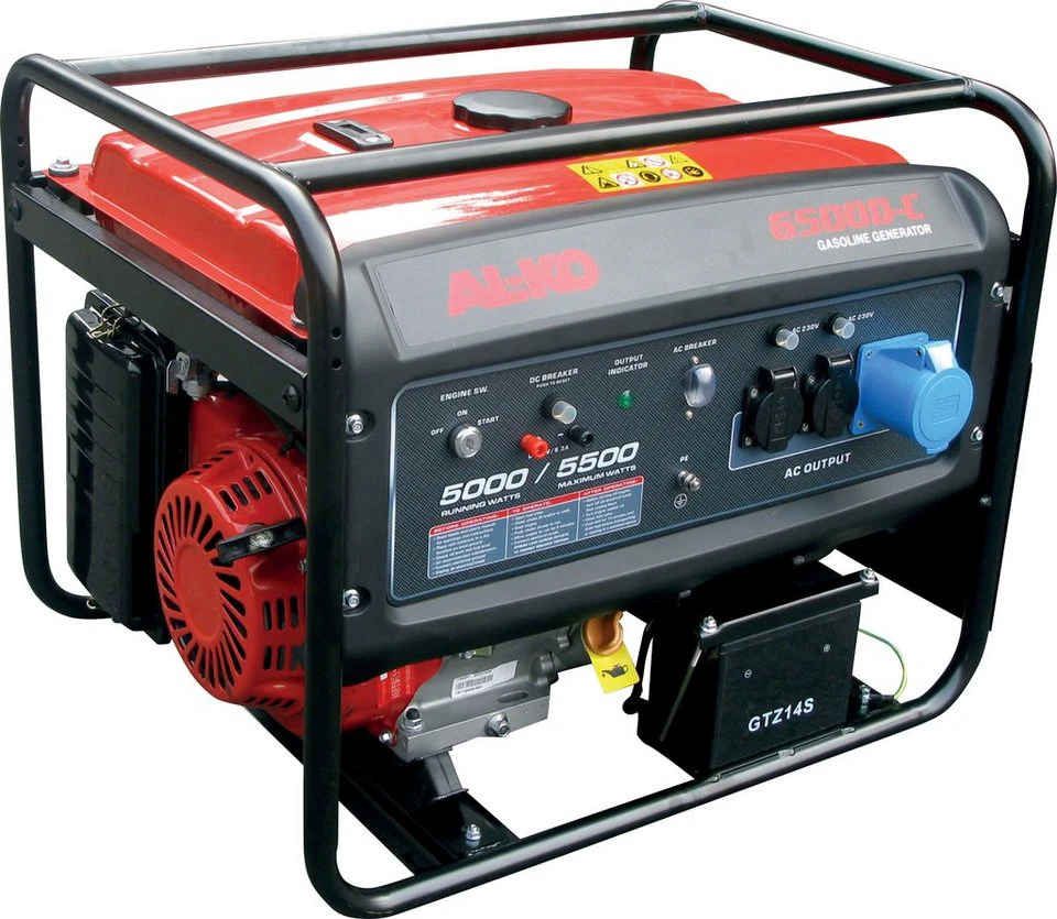 AL-KO Stromerzeuger 6500 D-C Comfort 5,5 kW 4-Takt-Motor 25 l Tank