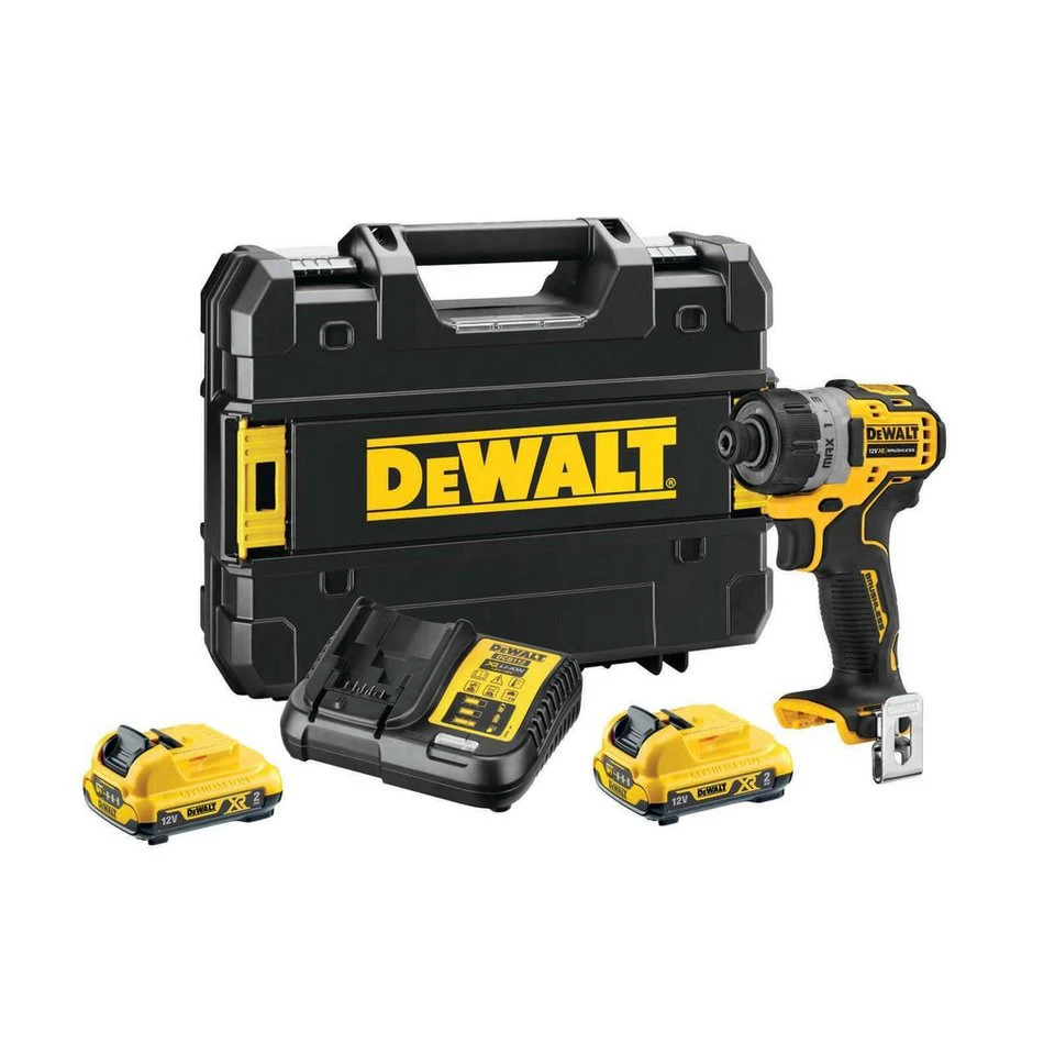 DeWalt Akku-Schrauber DCF601D2-QW 12V 2Ah 8 Nm 1/4 Zoll Set