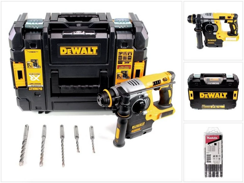 DeWalt DCH 273 Akku Kombihammer 18V 2,1J SDS-Plus Brushless TSTAK Hammerbohrer Set