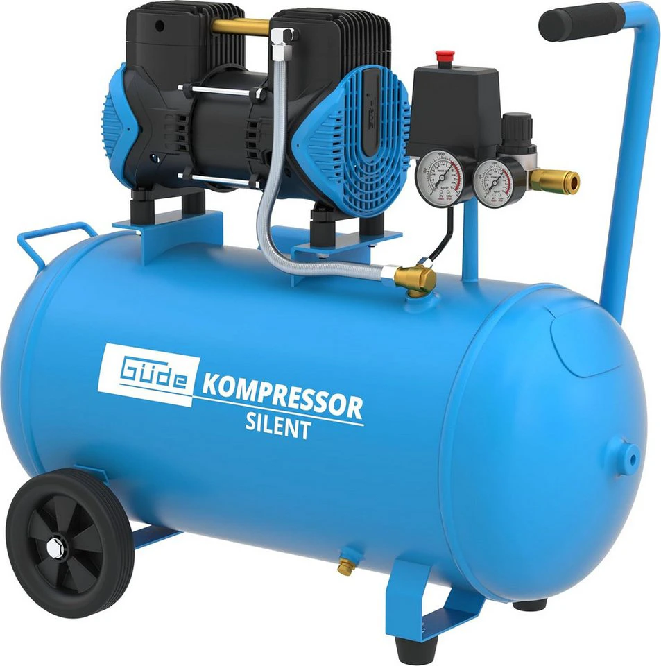 Güde Airpower 270/8/50 SILENT Kompressor 1,5 kW 50 l öl- und wartungsfrei