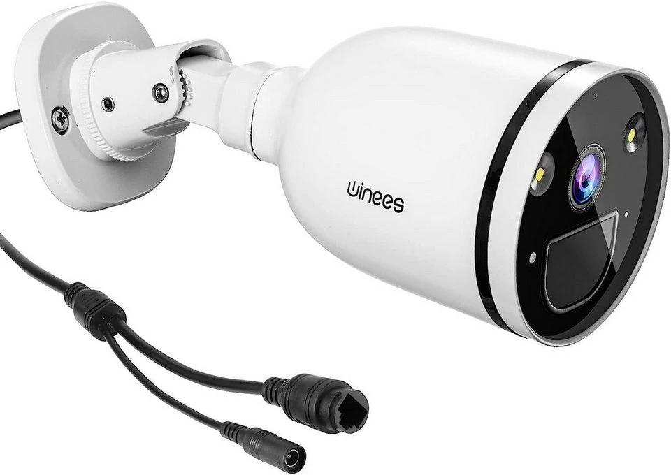 Winees Überwachungskamera Außenbereich 4MP 2K WLAN 2.4/5GHz Spotlight Nachtsicht