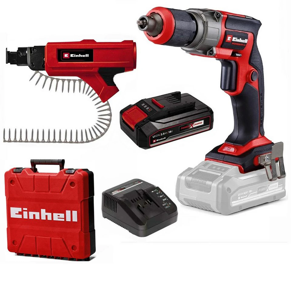 Einhell Professional Akku-Trockenbauschrauber TP-DY 18 Li BL-Solo 18 V Brushless Power X-Change