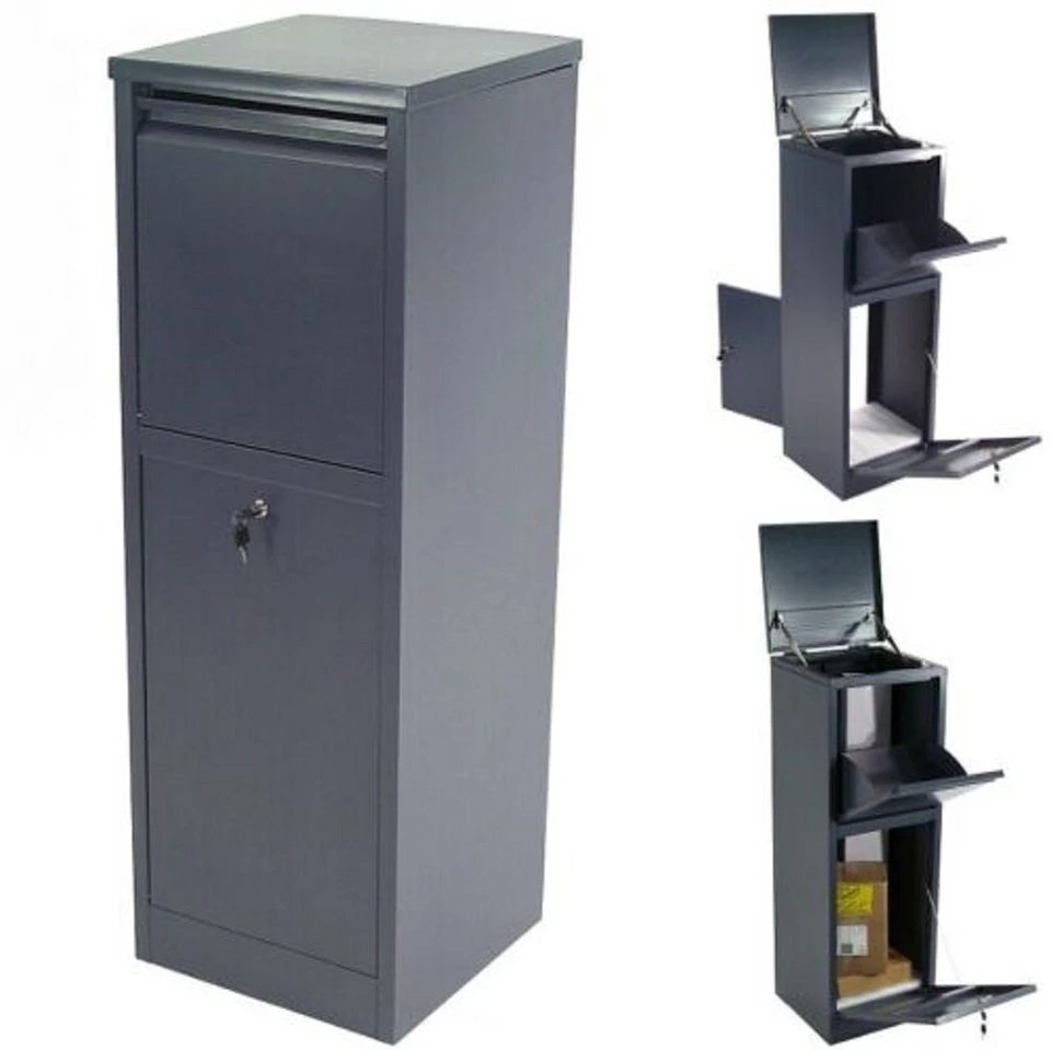 Apex Paketbox 57027 XXL mit Paketklappe Paketboxdeckel 2 Türen 4 Schlüssel