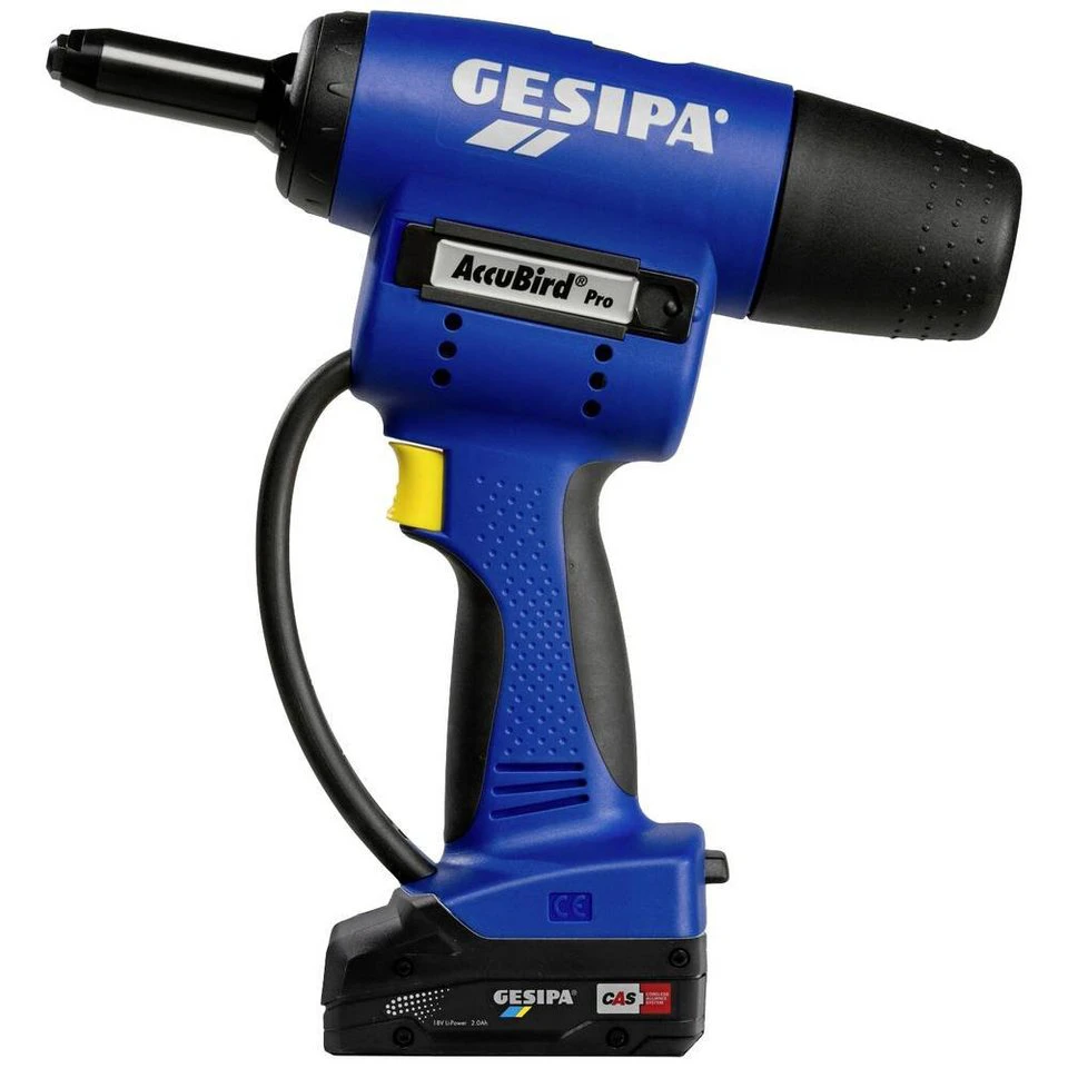 GESIPA AccuBird Pro Blindnietzange 1 Li-Ion Akku 18V 2.0 Ah Ladegerät L-Boxx 1679661