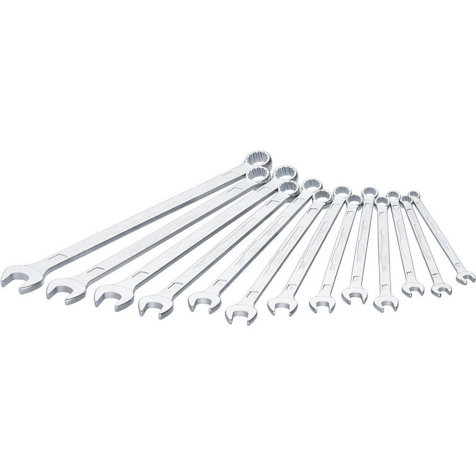 HAZET Ring-Maulschlüssel-Satz 600LG/13 13-teilig verchromt extra lang