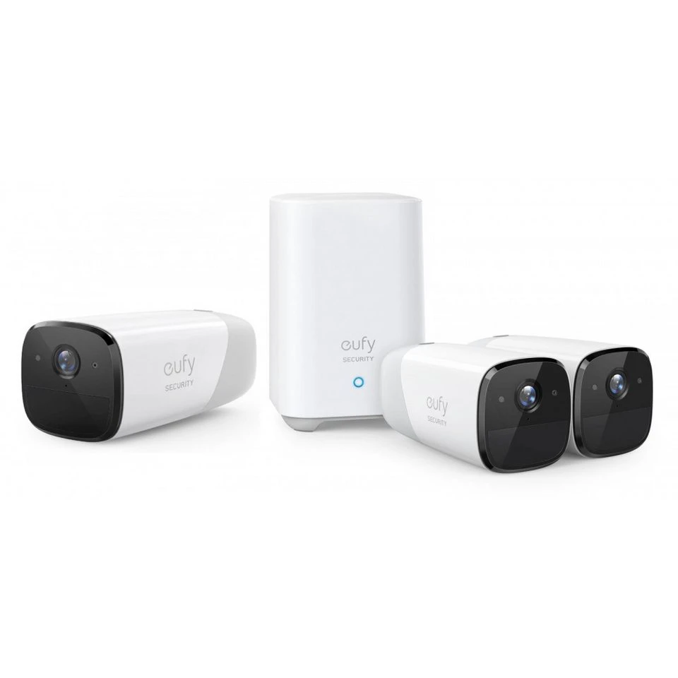 eufy eufyCam 2 Pro Kit 3*1 Überwachungskamera außen Outdoor Batteriebetrieb