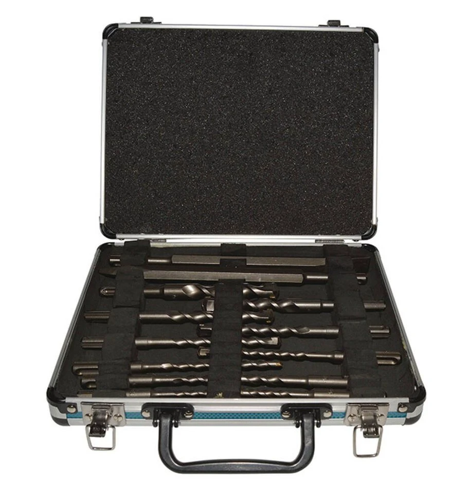 Makita Bohrer- und Meißelset D-42400 SDS-PLUS 13-teilig mit Aluminiumkoffer
