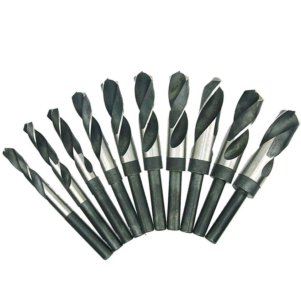 LuxusKollektion Bohrersatz Schmiedebohrer 10-teilig HSS 4341 1/2-Zoll-Schaft 13–25 mm