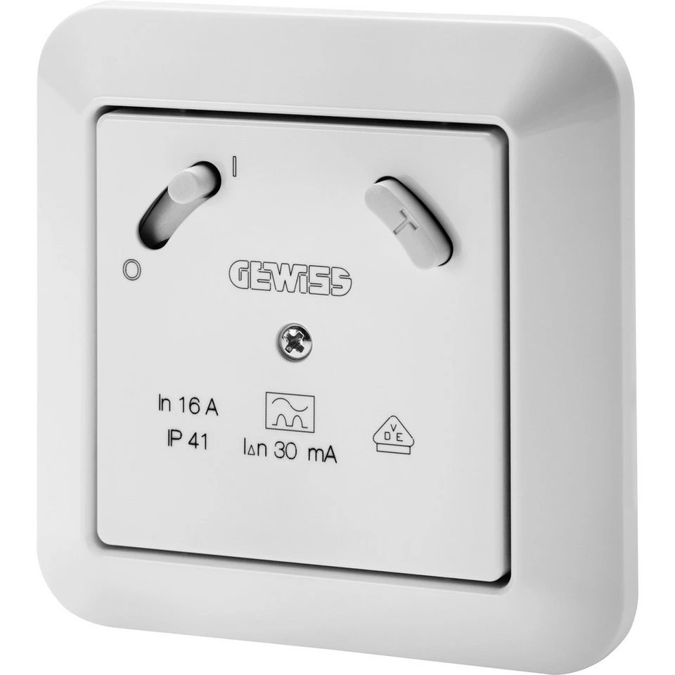 Gewiss FI-Schutzschalter GW95526 1phasig 2polig 16 A 0.03