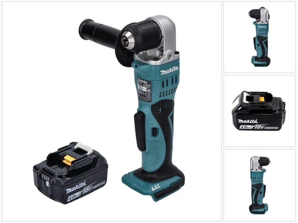 Makita DDA 351 Akku-Winkelbohrmaschine 18 V 13,5 Nm mit 4,0 Ah Akku