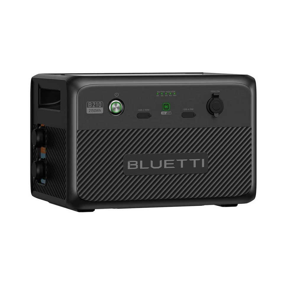 BLUETTI Erweiterungsakku B210 2150Wh LiFePO4 Solarbank USB-C IP65