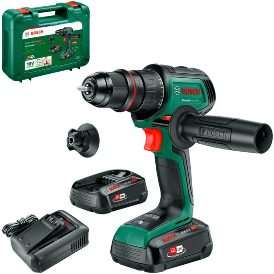 Bosch AdvancedDrill 18V-80 QuickSnap Akku-Bohrschrauber 78 Nm bürstenlos