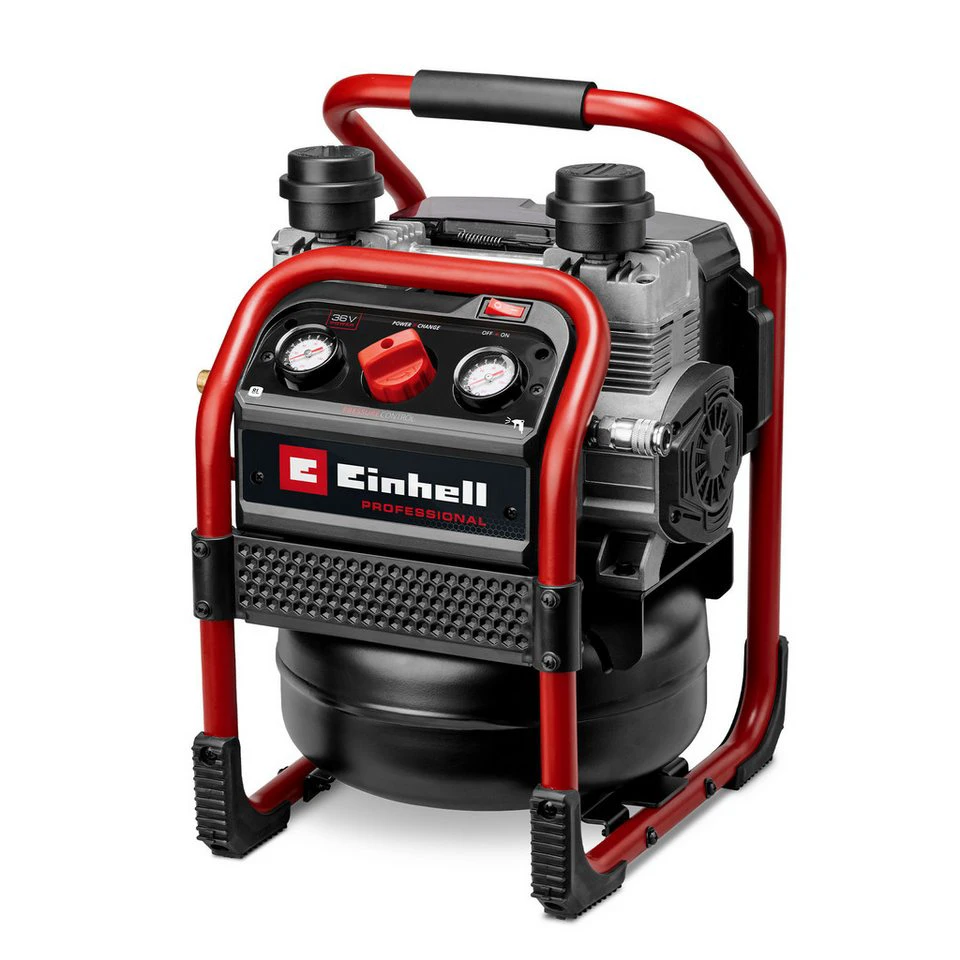 Einhell SILENZZO 36/210 Akku-Kompressor 8 l 8 bar ohne Akku Ladegerät