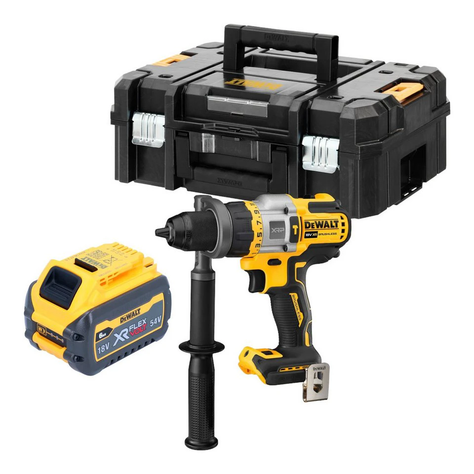 DeWalt DCD 999 Akku Schlagbohrschrauber 18 V 95 Nm Brushless 6,0 Ah TSTAK ohne Ladegerät