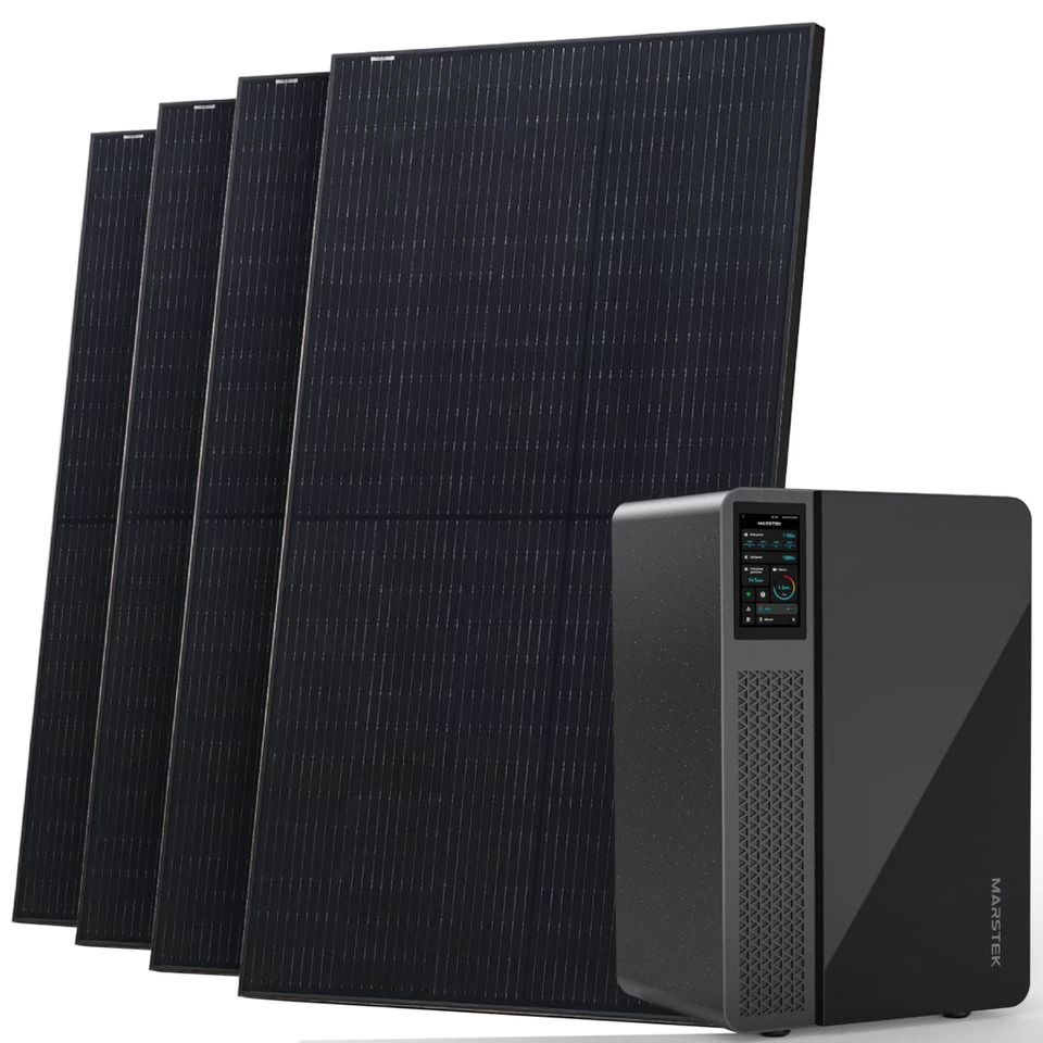 Solarway Balkonkraftwerk 2000 Watt Pro Marstek Jupiter C 2560 Wh Speicher mit Wechselrichter und Batterie