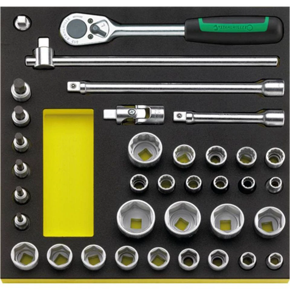 Stahlwille Steckschlüssel Nr 96830354 1/2″ TCS Einlage 36-teilig