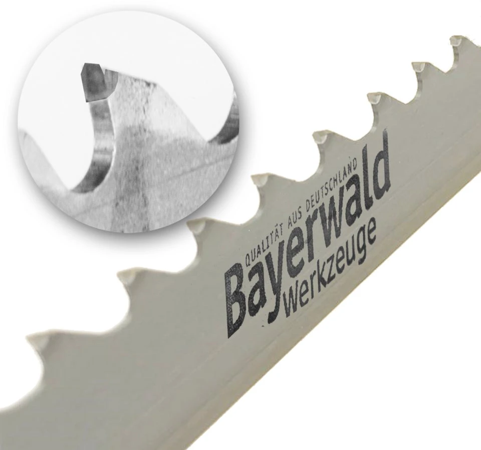 Bayerwald Werkzeuge Bandsägeblatt HM PR Plus 4210 x 27 x 0.9 x 2.3 für Poroton Lochziegel
