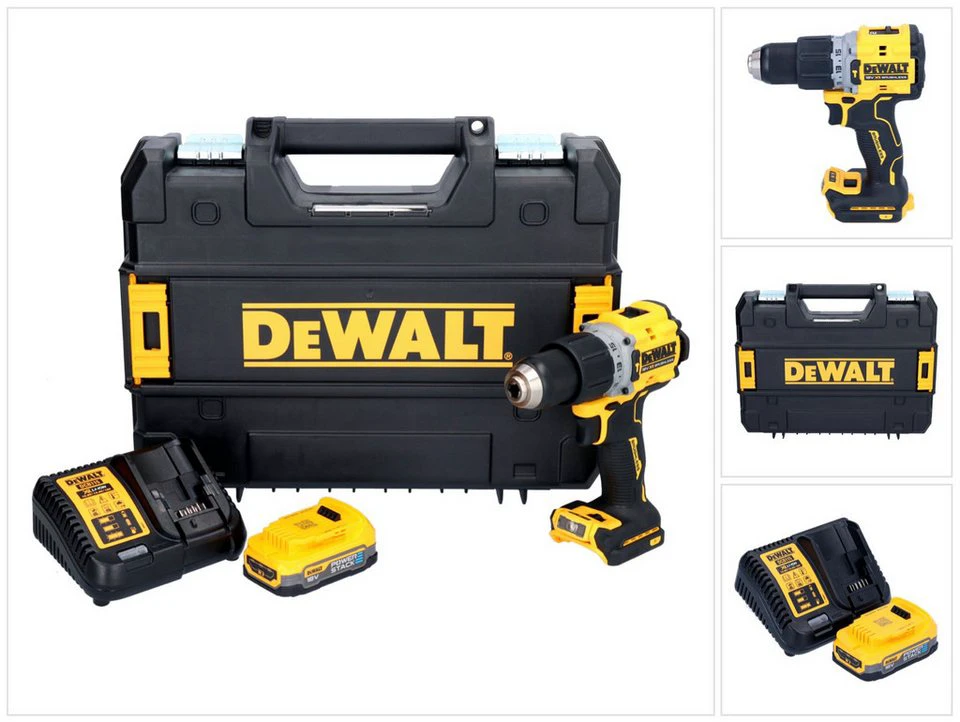 DeWalt DCD 805 Akku Schlagbohrschrauber 18 V 90 Nm Brushless 1,7 Ah Akku