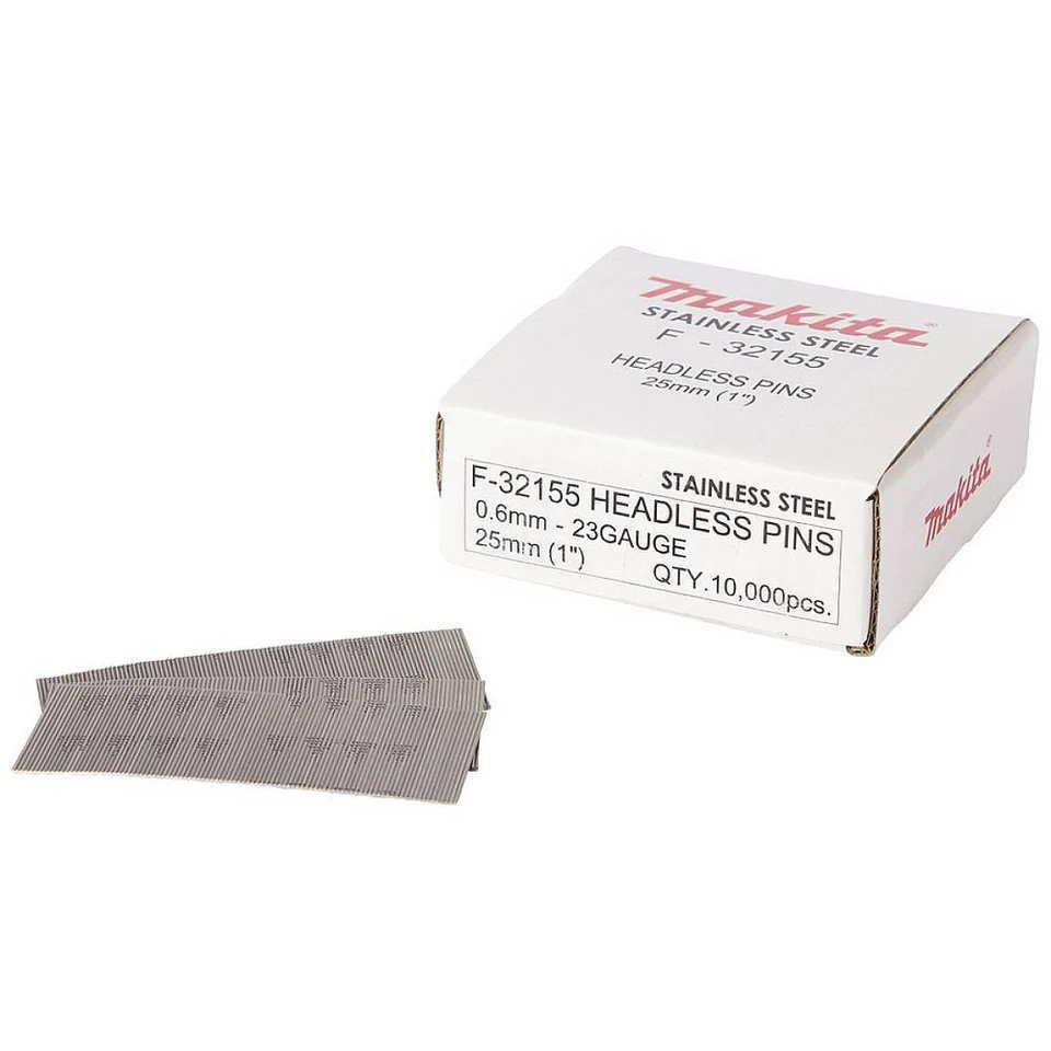Makita Stifte für Stiftnagler F-32155 0.6x25mm INOX
