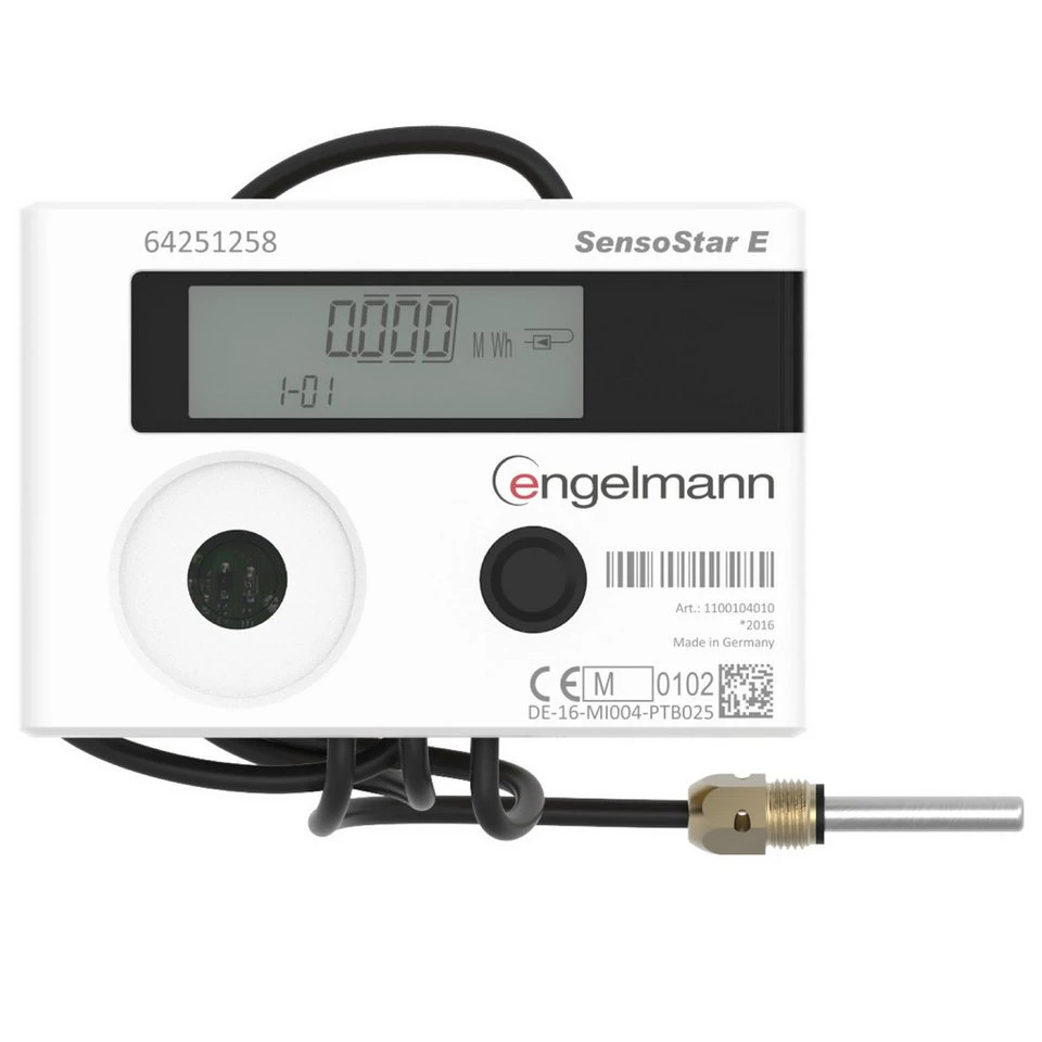 Engelmann SensoStar E Wärmemengenzähler Qp 0,6 1,5 2,5 m3/h 110 130 Basis-Modell ohne Funk