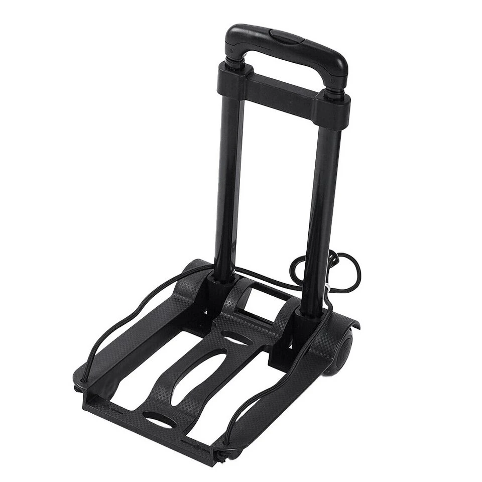 OSTWOLKE Sackkarre Mini klappbar Koffertrolley 35 kg Transport-Trolley Gepäckkarre höhenverstellbarer Griff