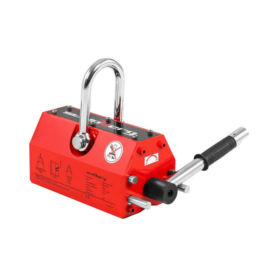 Steinberg Systems Lasthebemagnet SBS-ML 800 800 kg Neodym Rot