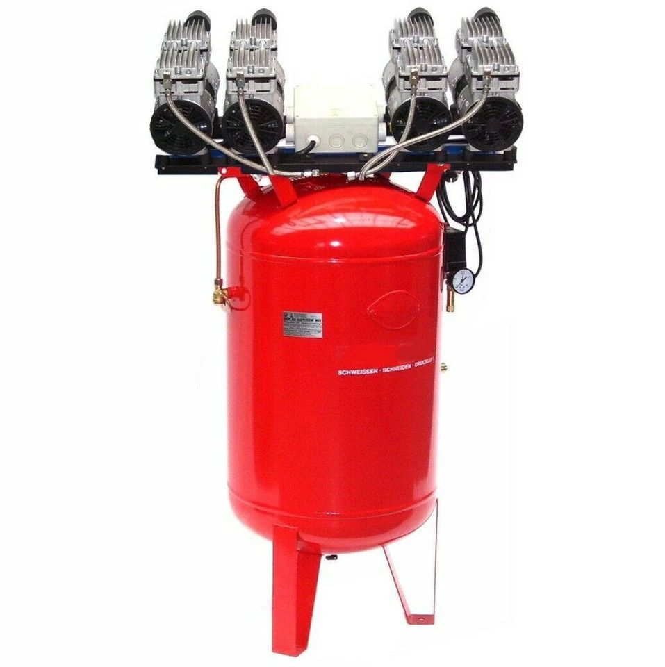 Apex Druckluftkompressor V8 360/8/150W ölfrei Flüster 4PS 90 l 11 bar stehend