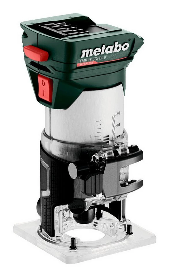 Metabo FMV 18 LTX BL 8 Akku-Kantenfräse ohne Akku im Karton