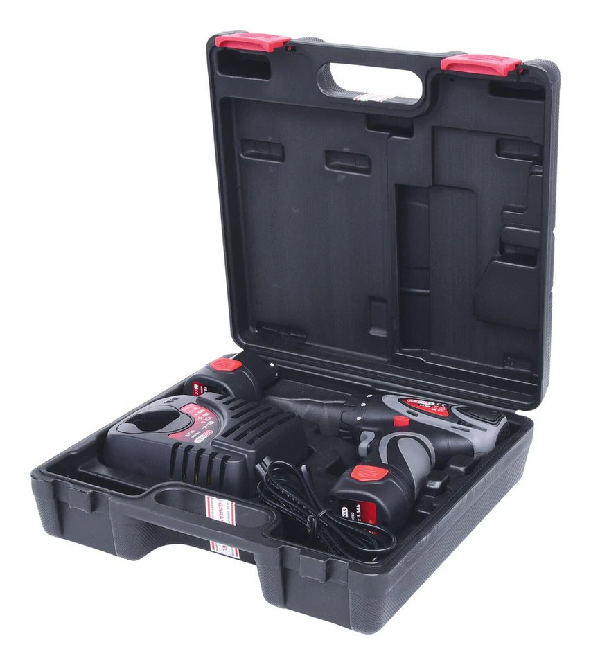 KS Tools Akku-Bit-Schrauber 1/4" 24 Nm 400 U/min 10,8V mit 2 Akkus 1 Ladegerät