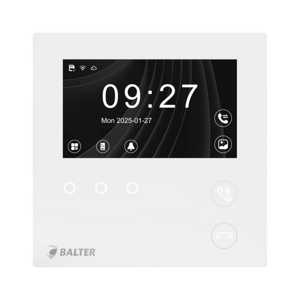 Balter EVO-HD-MINI-4.3M Zusatzmonitor 4,3 Zoll Touchscreen Full-HD Innenbereich