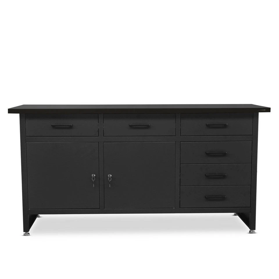 Jan Nowak Werkbank HENRY 1700 x 850 x 600 mm schwarz