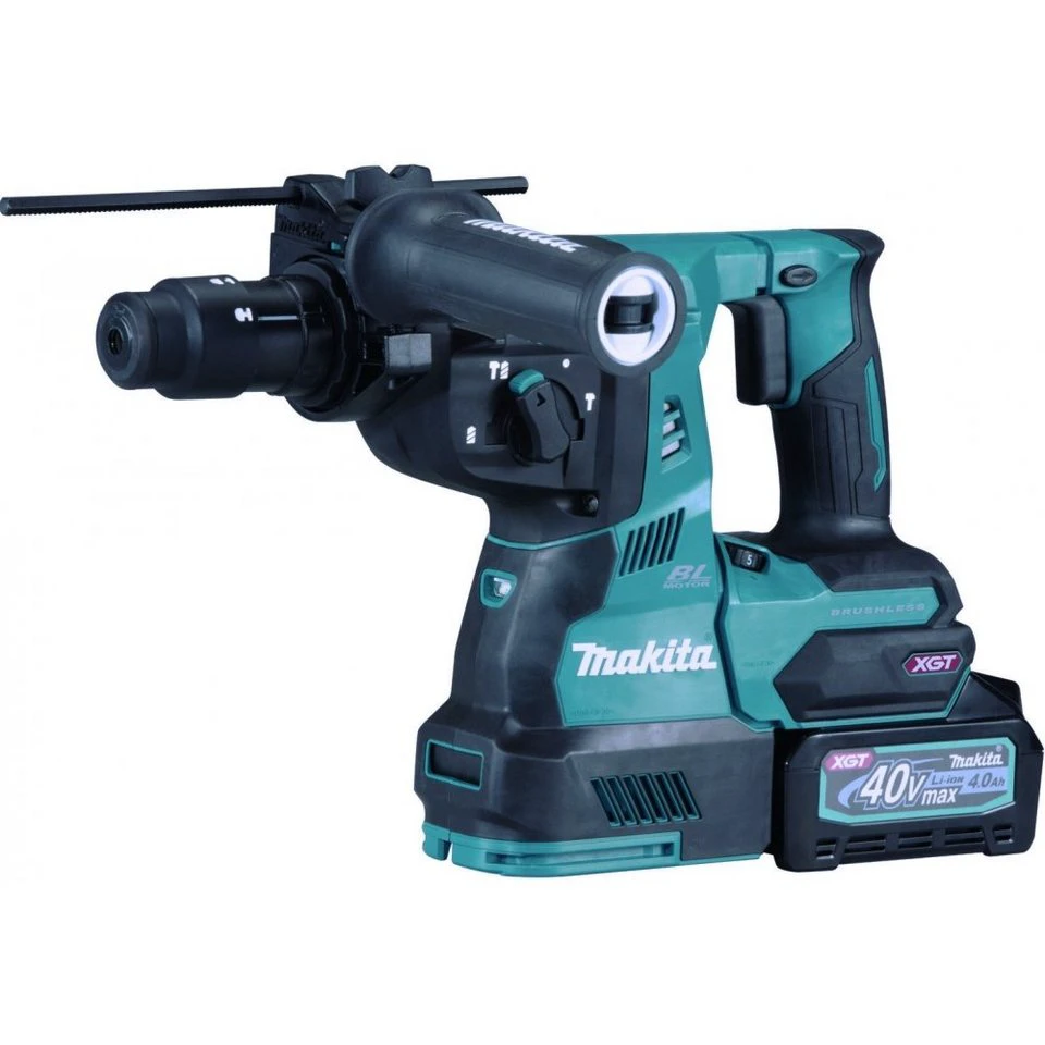 Makita Akku-Kombihammer HR004GM301 XGT blau/schwarz SDS-Plus